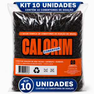 Kit 10 Cobertores Manta Casal para Doação — Aqueça Corações com Conforto e Solidariedade