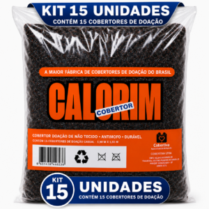 Kit 15 Cobertores Manta Casal para Doação — Aqueça Corações com Conforto e Solidariedade