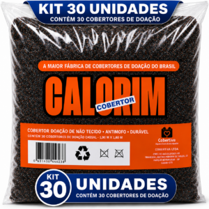 Kit 30 Cobertores Manta Casal para Doação — Aqueça Corações com Conforto e Solidariedade