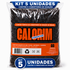 Kit 5 Cobertores Manta Casal para Doação — Aqueça Corações com Conforto e Solidariedade