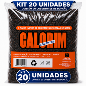 Kit 20 Cobertores Manta Casal para Doação — Aqueça Corações com Conforto e Solidariedade